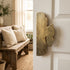 Artisan Brass Cabinet Handle, Organic Rustic Kitchen Hardware, For interior Or Exterior Door