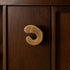 Solid Brass C-Shaped Handle - Cabinet Pulls