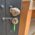 Solid Brass Mushroom Door Handle