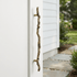 Organic Sculpted Brass Door Handle